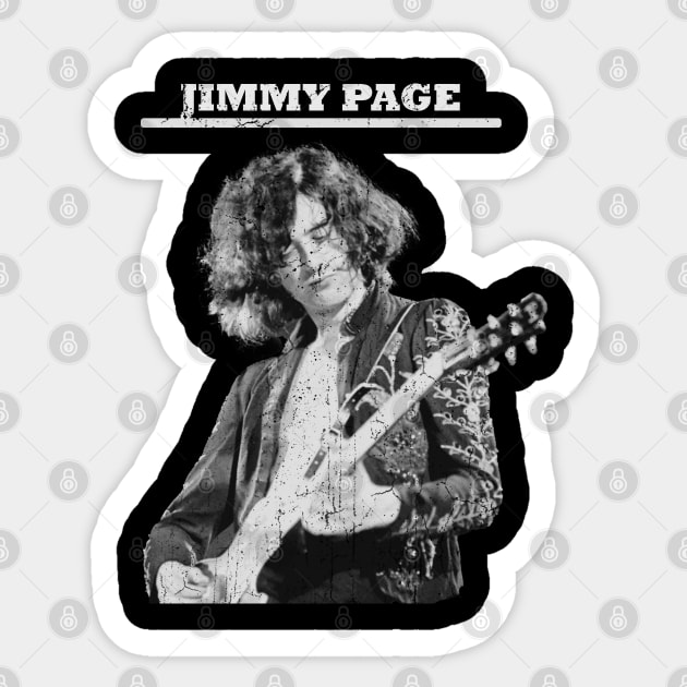 Jimmy - black white design Sticker by YukieapparelShop